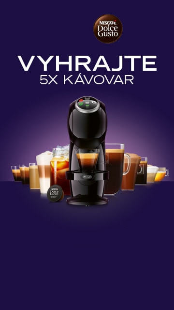 NESCAFÉ DOLCE GUSTO – Vyhraj 5x kávovar Genio S Plus