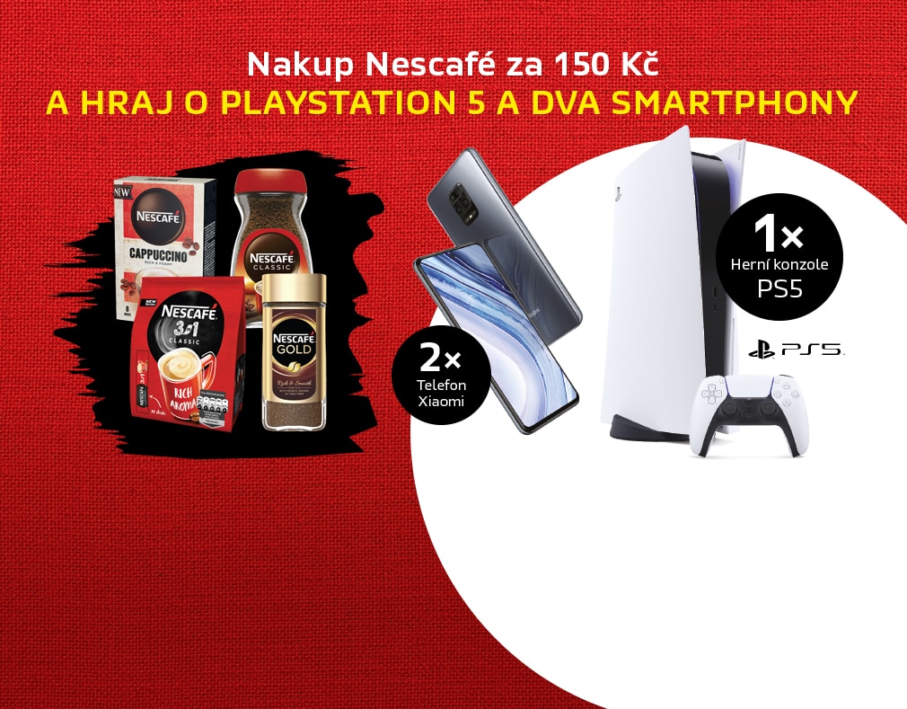 NESCAFÉ – Vyhrajte PlayStation5