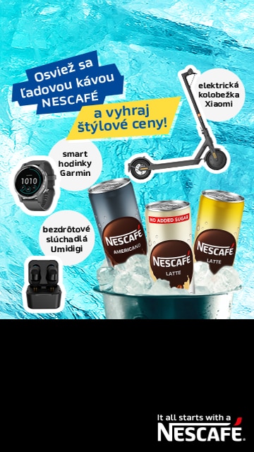 NESCAFÉ ľadová káva - Vyhrajte smart výhry!