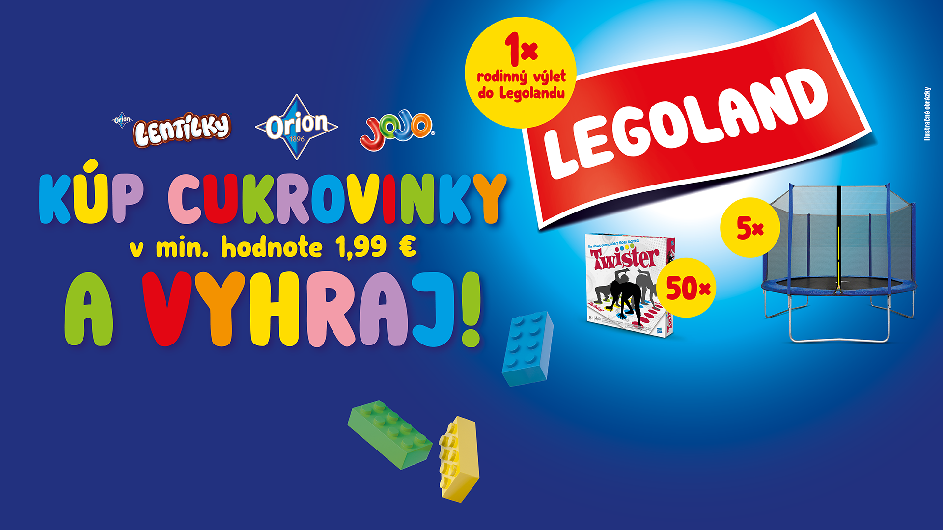 Kúp cukrovinky a vyhraj zájazd do Legoladnu pre celú rodinu