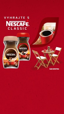 Vyhrajte s Nescafé Classic 200g balkónový set.“