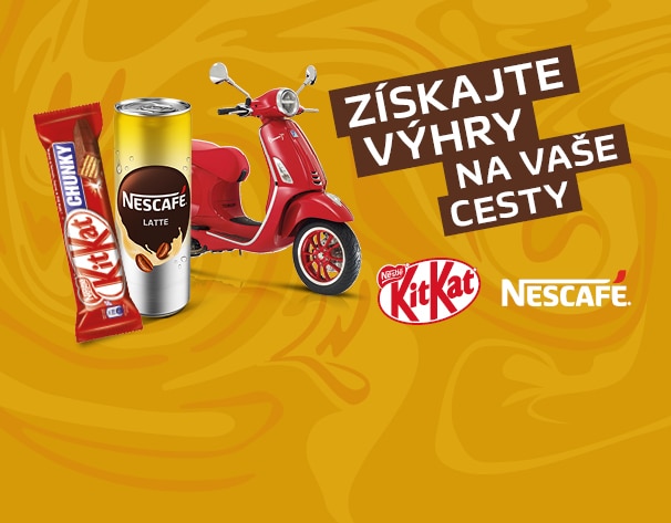 Vyhrajte s produktami Nescafé ľadová káva alebo KitKat skvelé ceny. 