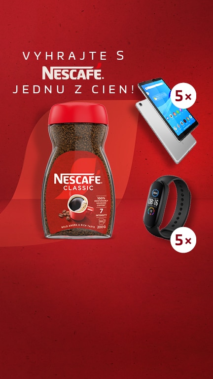 Kúpte NESCAFÉ Classic 200g alebo NESCAFÉ Crema 200g v Bille a vyhrajte jednu zo smart výhier!