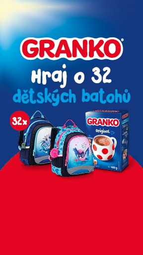 Globus - Granko soutěž o 32 dětských batohů.