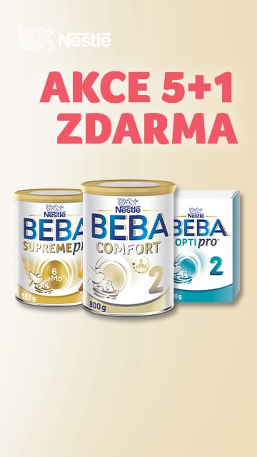  Při sbírání razítek za nákup BEBA® získáte 1 balení ZDARMA