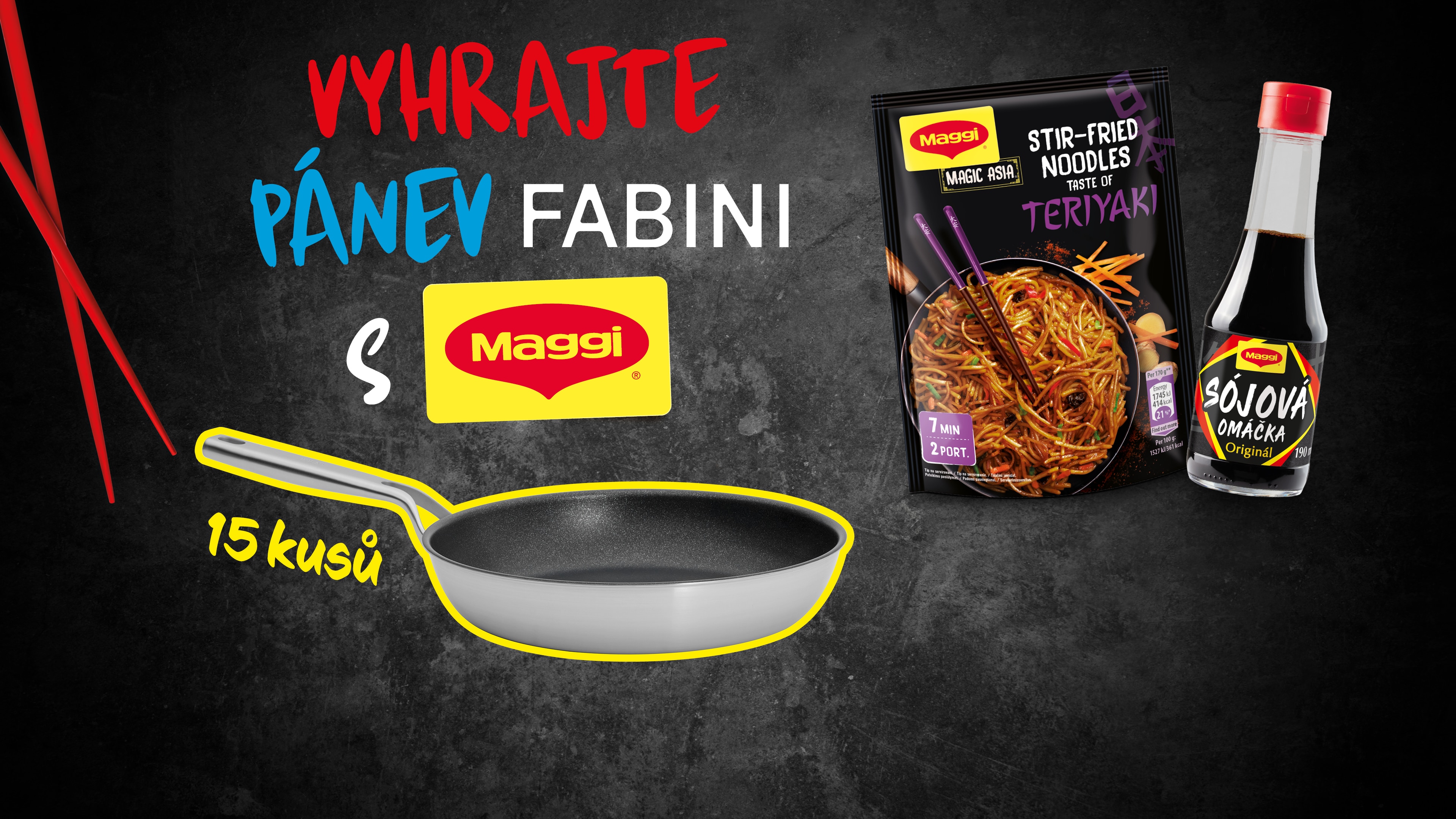 Vyhraj pánev FABINI s Maggi na Bille !