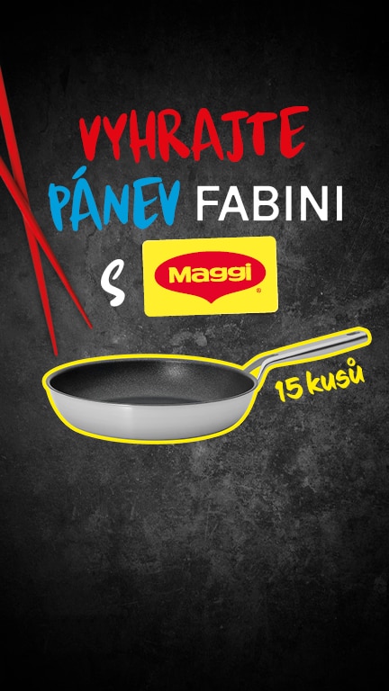 Vyhraj pánev FABINI s Maggi na Bille !