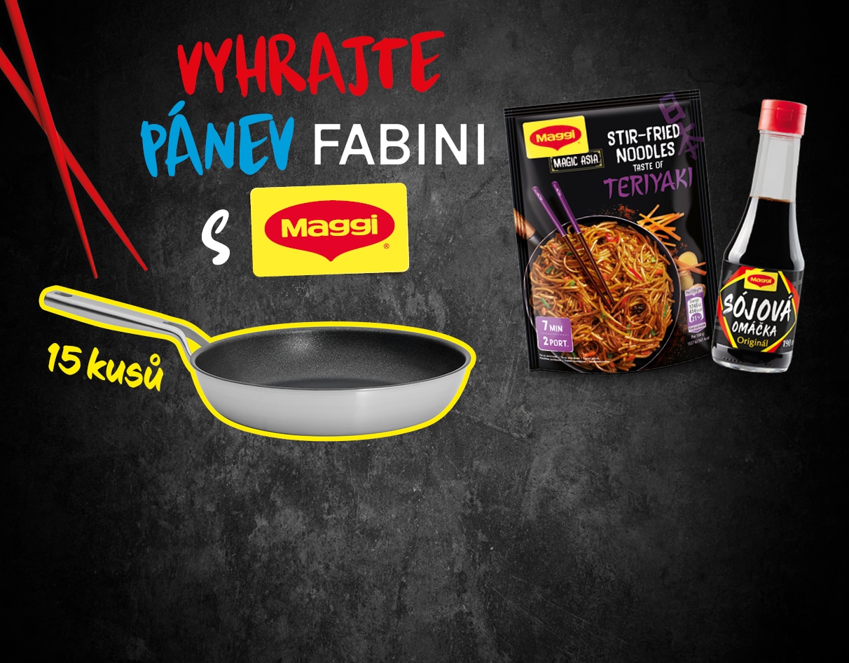 Vyhraj pánev FABINI s Maggi na Bille !