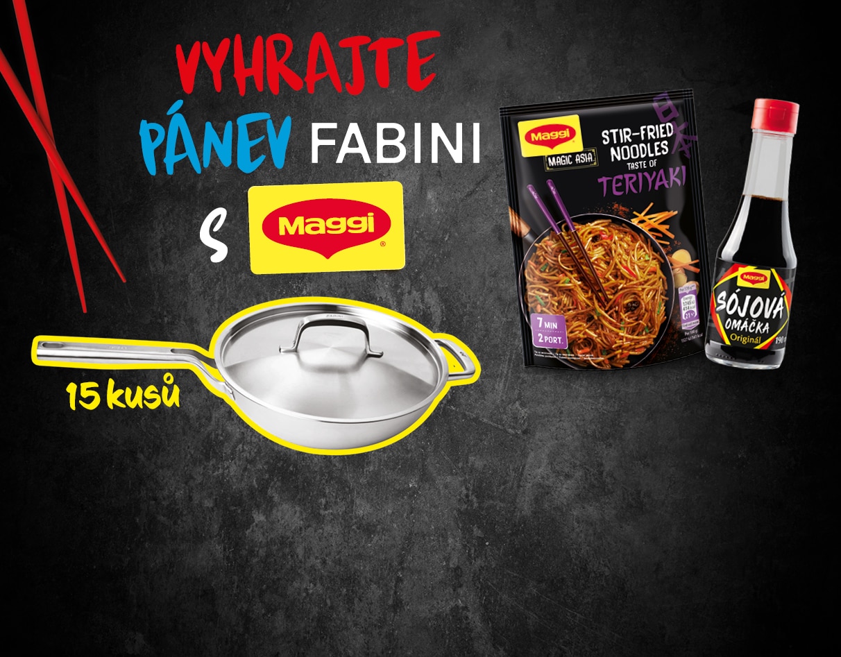 Vyhraj Wok pánev FABINI s Maggi na Globuse !